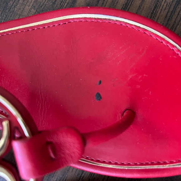 Tory Burch Red Miller Sandal size 7 - Picture 4 of 4